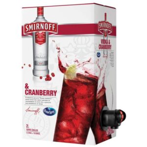 Smirnoff vodka & cranberry