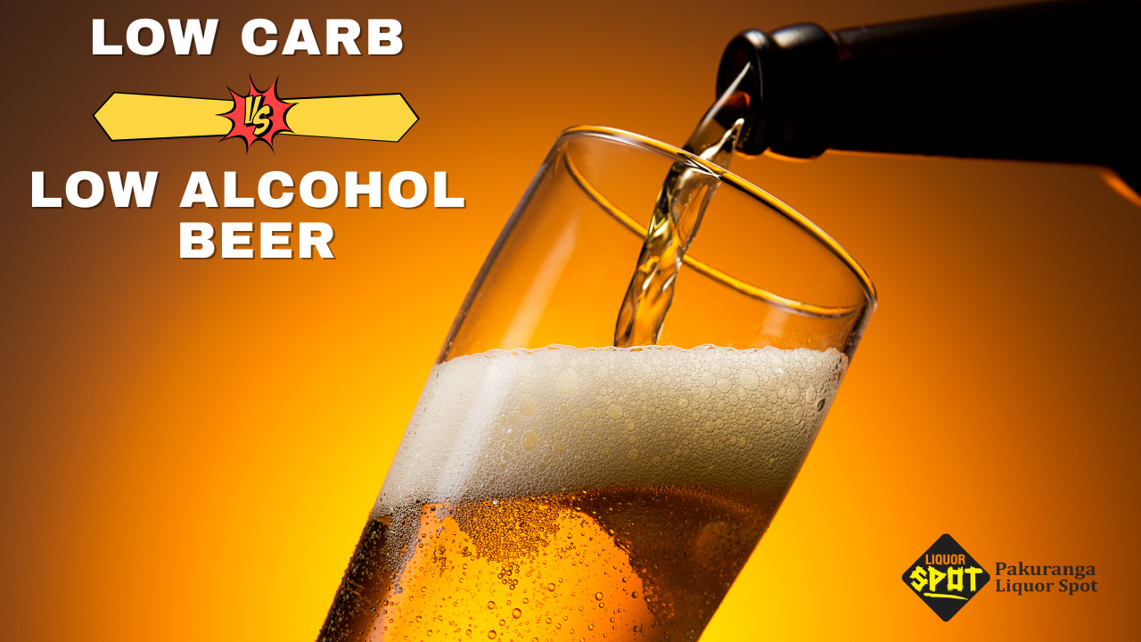 Low carb vs low alcohol
